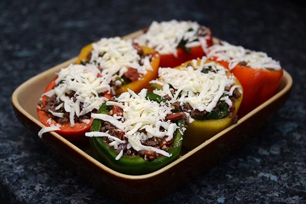 Venison stuffed peppers - The Quarantine Cookbook